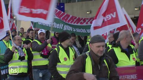 Gewerkschaftlicher Protestzug