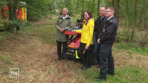 Feuerwehr mit neuartigem Löschroboter