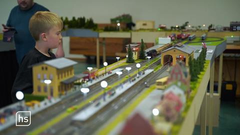 Modellbahn bei AUsstellung