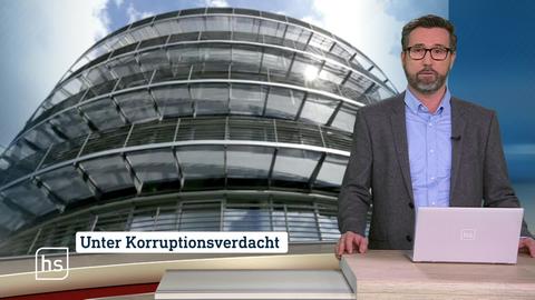 Moderator vor Bild mit Topthema