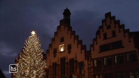 Weihnachtsbaum am Römer