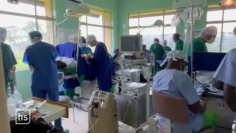 Arbeit in einem Krankenhaus in Uganda