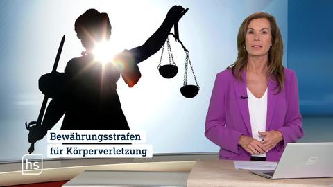 Claudia Schick moderiert die Hessenschau.