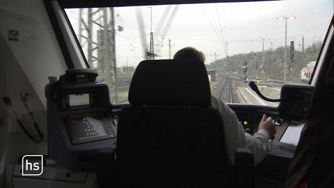 Im Cockpit eines Zuges