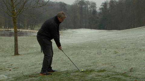 Golfen im Winter Wiesbaden