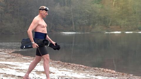 Roman Cerny Winterschwimmen Grube Prinz von Hessen