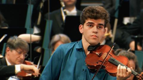 Der brasilianische Violinist Guido Sant'Anna.