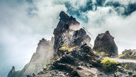 Wanderweg auf Madeira.