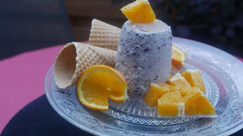 Blaubeer-Joghurt-Eis