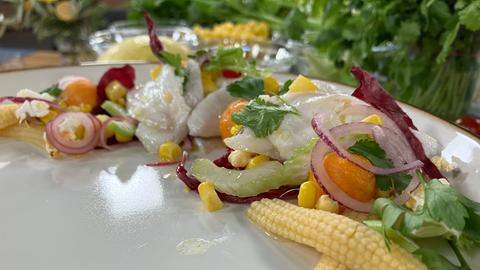 Ceviche vom Schellfisch