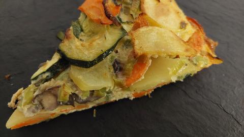 Gemüse-Tortilla aus dem Ofen