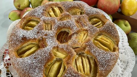 Versunkener Apfelkuchen