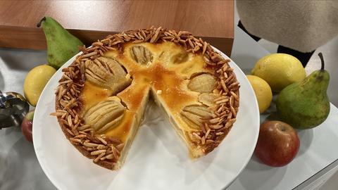 Birnen-Rahm-Tarte