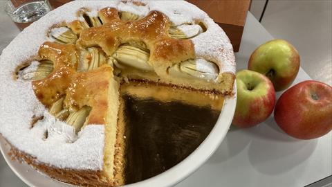 Versunkener Apfelkuchen