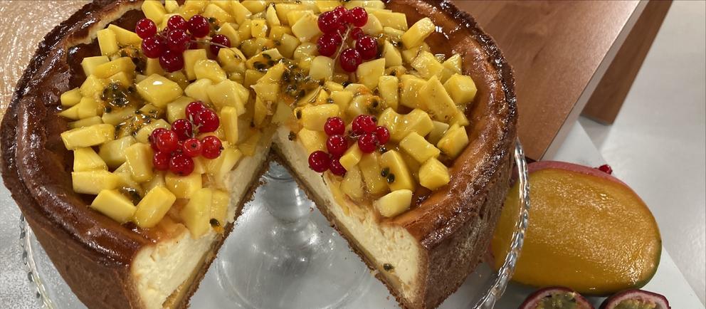 Rezept: Mango-Maracuja-Cheesecake | hr-fernsehen.de | Rezepte