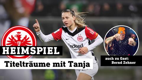 Stürmerin Tanja Pawollek heute zu Gast beim Heimspiel.