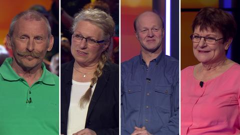 Die Kandidaten (v.l.): Klaus aus Wettenberg, Elke aus Groß-Zimmern,  Rainer aus Rosbach und Ulla aus Hochheim.  