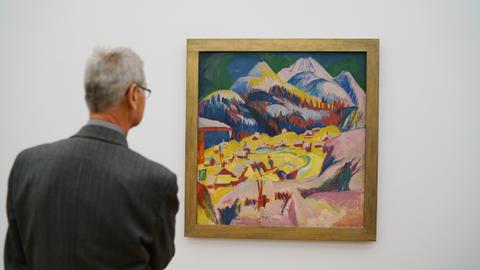 "Frauenkirch im Winter" von Ernst Ludwig Kirchner