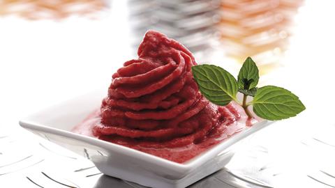 Himbeersorbet