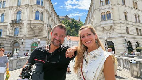 Tamina Kallert und Uwe Irnsinger.