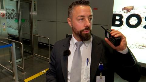 Marc de Gennaro ist Duty Officier, Einsatzleiter bei der Airport Security.