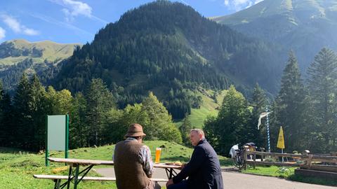 Moderator Axel Bulthaupt im Allgäu