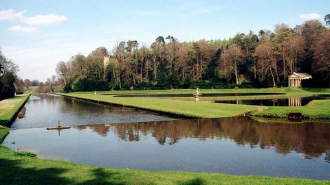 Wassergarten in Studley Park.