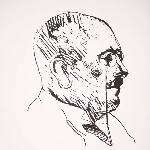 Portrait von Alois Alzheimer 