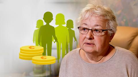 Marija Schmidt, ehemalige Hausmeisterin, 73 und Rentnerin, muss von rund 1000 Euro im Monat leben, obwohl sie ihr gesamtes Leben gearbeitet hat.